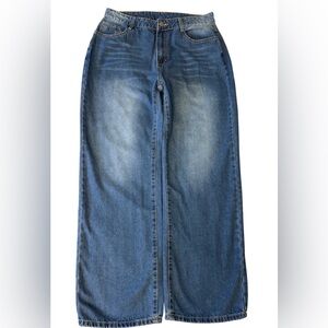 Women's Loose Wide-Leg Jeans Size L